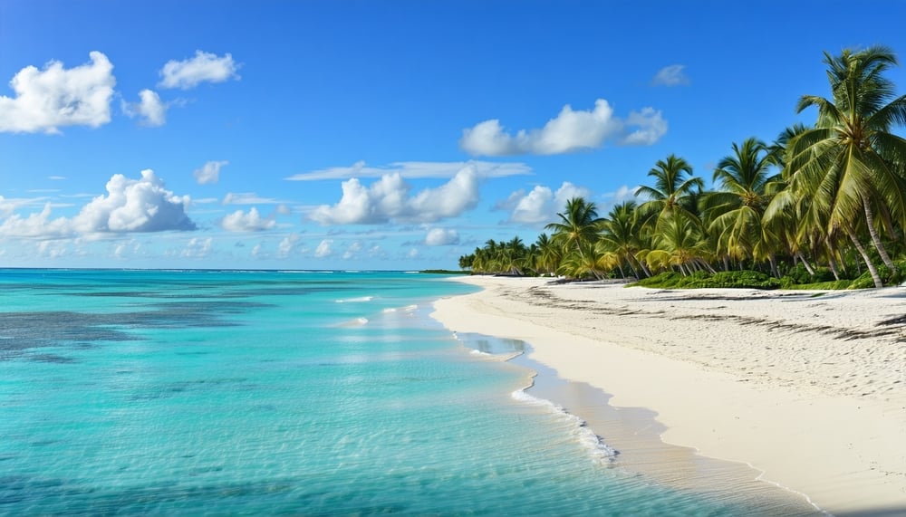 Vista panorámica de Punta Cana, un destino ideal para inversiones con propósito. Vista panorámica de Punta Cana, un destino ideal para inversiones con propósito.